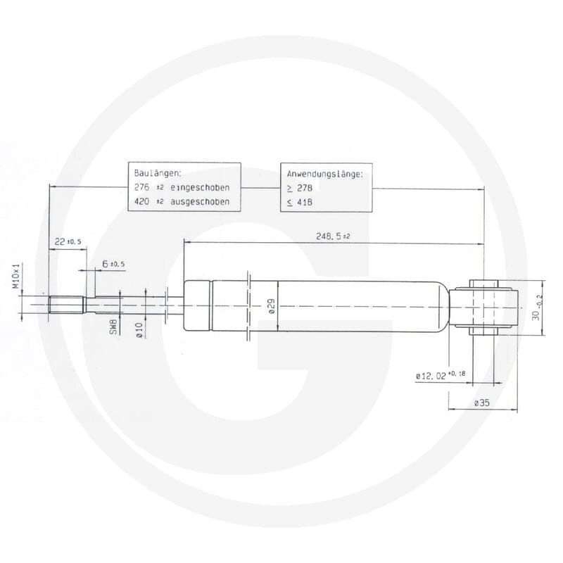FAD Amortyzator 220454F005 - Sklep PoltechParts