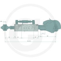 GRANIT Łącznik górny hydrauliczny 20000217 - Sklep PoltechParts