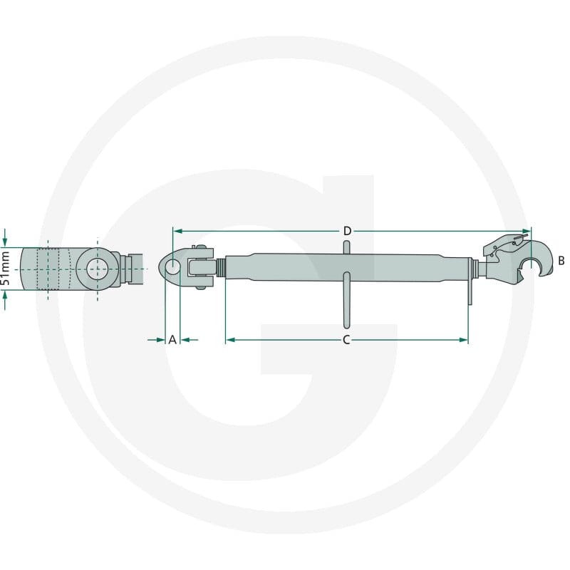 GRANIT Łącznik górny mechaniczny 200113265 - Sklep PoltechParts