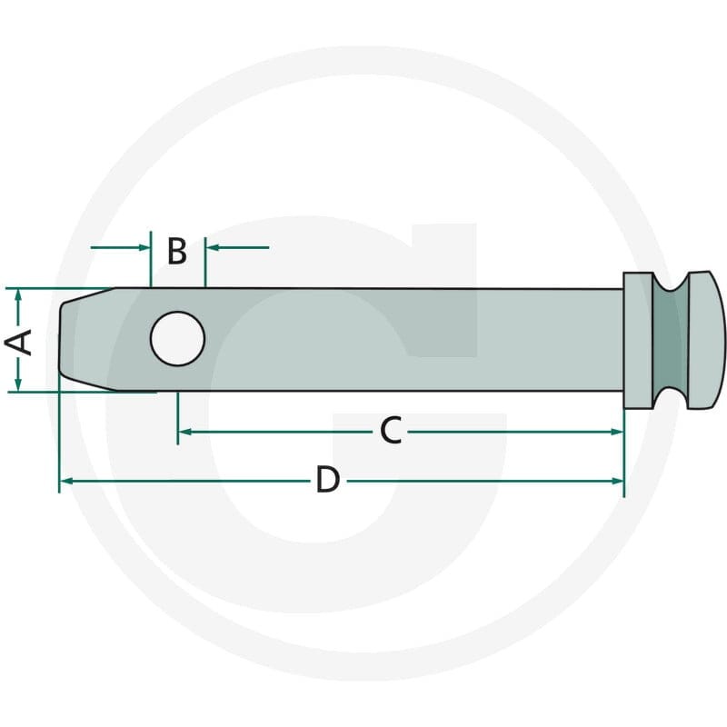 GRANIT Sworzeń łącznika górnego 20012790 - Sklep PoltechParts