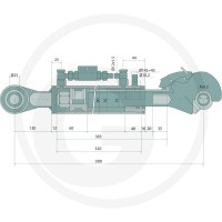 GRANIT Łącznik górny hydrauliczny 20018204 - Sklep PoltechParts