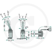 Cobo Przełącznik wielofunkcyjny 22701208000 - Sklep PoltechParts