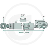 GRANIT Łącznik górny hydrauliczny 20000094 - Sklep PoltechParts