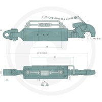 GRANIT Łącznik górny hydrauliczny 20000157 - Sklep PoltechParts