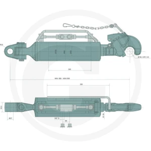 GRANIT Łącznik górny hydrauliczny 20000157