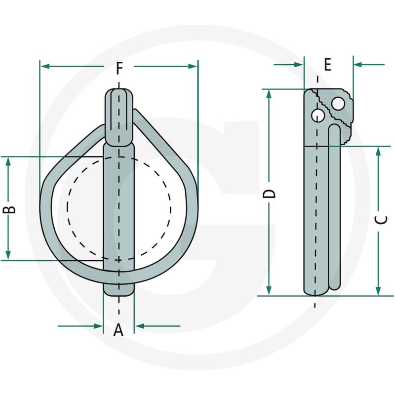 Rübig Zawleczka zatrzaskowa 20001382000 - Sklep PoltechParts