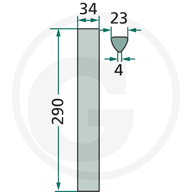 GRANIT Ząb brony aktywnej 180RH64 - Sklep PoltechParts
