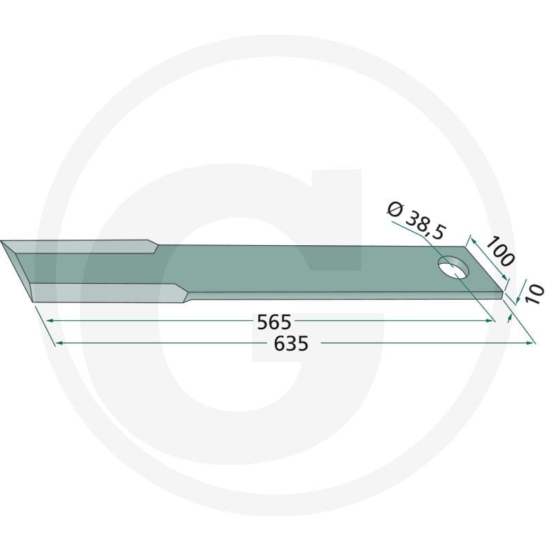 GRANIT Nóż bijakowy 18063-IND-246 - Sklep PoltechParts