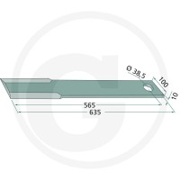 GRANIT Nóż bijakowy 18063-IND-246 - Sklep PoltechParts