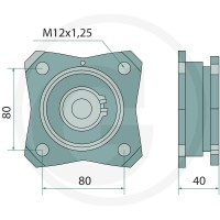 GRANIT Łożysko wałeczkowe, kompletne 1800200037 - Sklep PoltechParts