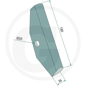GRANIT Szyna robocza 1800600017
