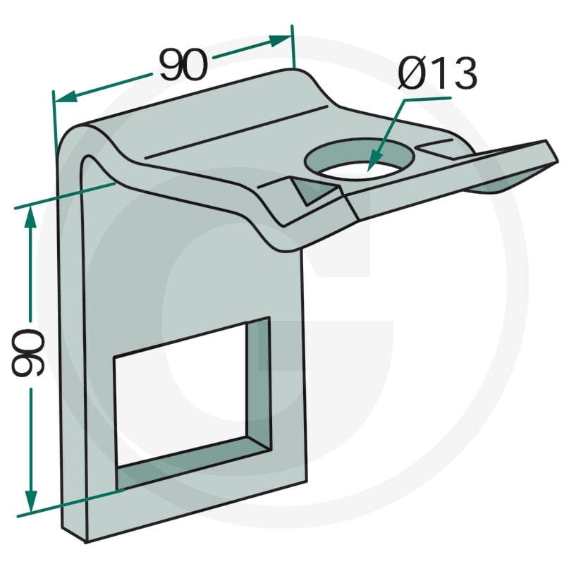 GRANIT Uchwyt 1801.HH17-3930 - Sklep PoltechParts