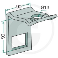 GRANIT Uchwyt 1801.HH17-3930 - Sklep PoltechParts