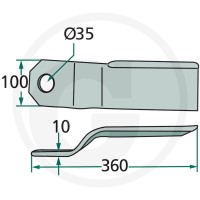 GRANIT Nóż 18063-IND-156R - Sklep PoltechParts