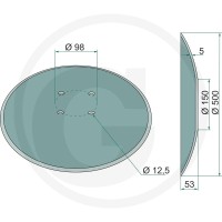 GRANIT Talerz brony talerzowej 1803200077 - Sklep PoltechParts