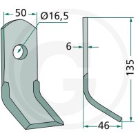 GRANIT Nóż Y 18063-HUM-01 - Sklep PoltechParts