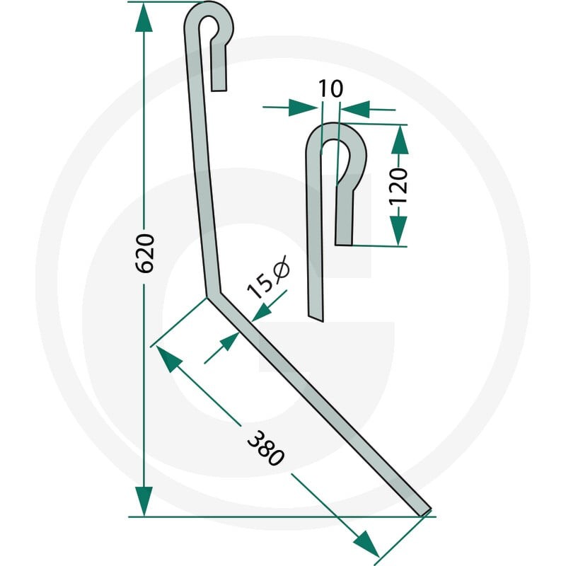 GRANIT Palec sprężynowy 1800560035 - Sklep PoltechParts