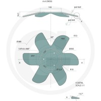 GRANIT Talerz ponacinany 1803100041 - Sklep PoltechParts