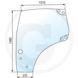 GRANIT Szyba drzwi 650S027357
