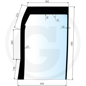 GRANIT Szyba przednia 650S304261