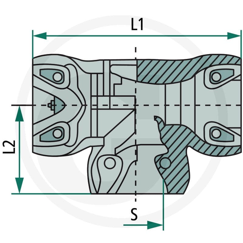Kongsberg ABC Trójnik wtykowy 22892050010 - Sklep PoltechParts