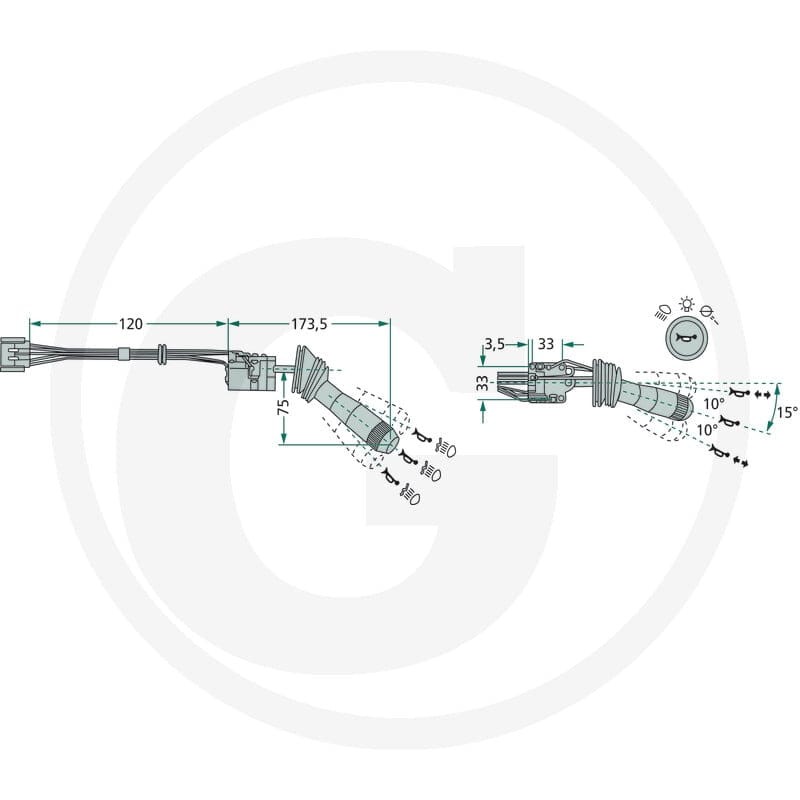 Cobo Przełącznik wielofunkcyjny 22701271000 - Sklep PoltechParts