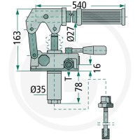 GRANIT Pompka ręczna PRBD 25cc z dźwignią 87000736KIT - Sklep PoltechParts