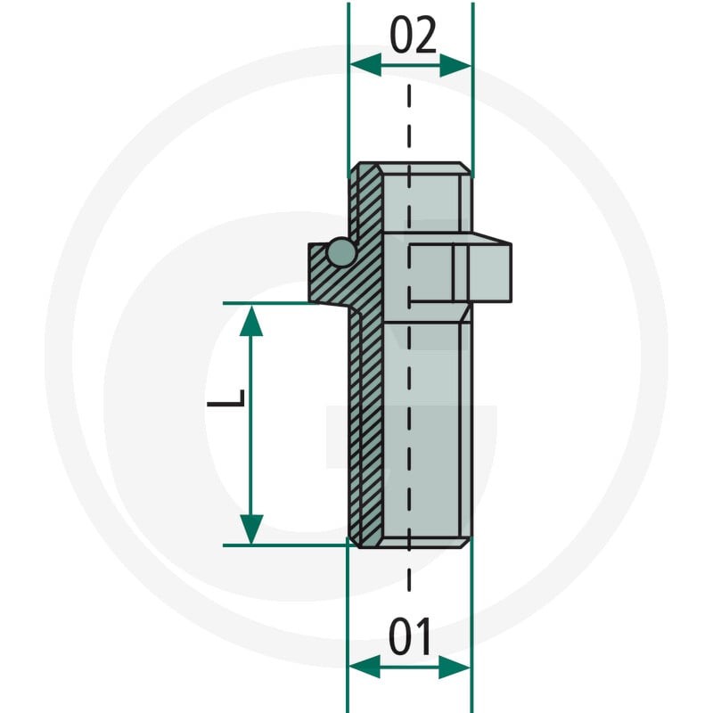 Kongsberg Króciec grodziowy 2286237693 - Sklep PoltechParts