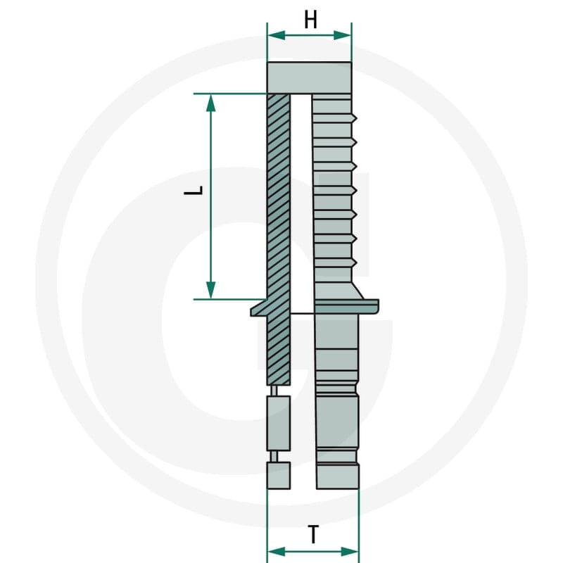 Kongsberg Króciec węża 22894311012 - Sklep PoltechParts