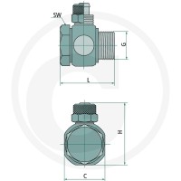 GRANIT A-WSH-6/4-1/4-MSv złącze pierścieniowe kątowe wahliwe 60601634530 - Sklep PoltechParts