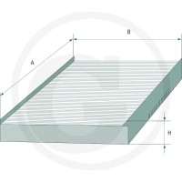 MANN FILTER Filtr powietrza kabiny 565CU3869 - Sklep PoltechParts