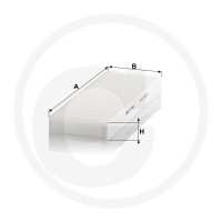 MANN FILTER Filtr powietrza kabiny 565CU3869 - Sklep PoltechParts
