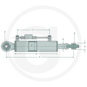 GRANIT Łącznik górny hydrauliczny 20000062