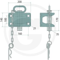 Walterscheid Zaczep manewrowy 770KU603S - Sklep PoltechParts