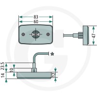 Cobo Lampa pozycyjna 2270306340000 - Sklep PoltechParts
