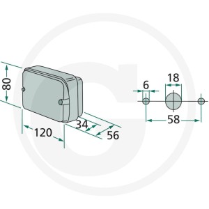 Cobo Lampa kierunkowskazu 22703234000