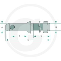 GRANIT Sworzeń łącznika dolnego 20012991 - Sklep PoltechParts