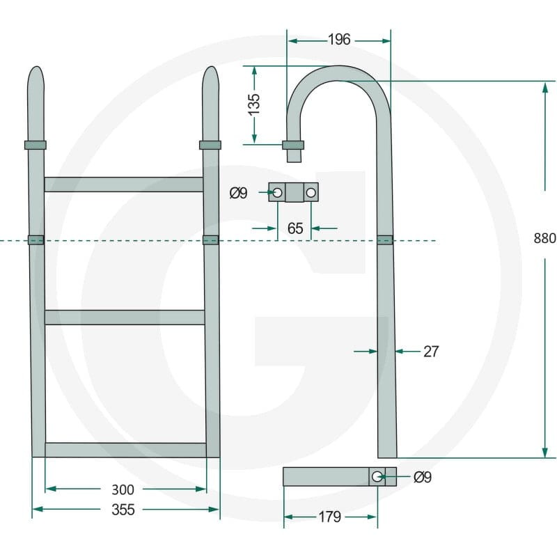 GRANIT Drabinka 220AUF05 - Sklep PoltechParts