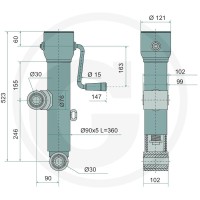 SIMOL Stopka podporowa 220DG831Z3 - Sklep PoltechParts