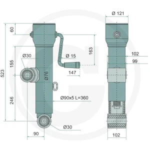 SIMOL Stopka podporowa 220DG831Z3