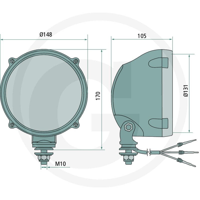 GRANIT Reflektor przedni 70712098 - Sklep PoltechParts