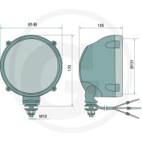 GRANIT Reflektor przedni 70712098 - Sklep PoltechParts