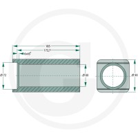 GRANIT Łożysko ucha zaczepu 22066004 - Sklep PoltechParts