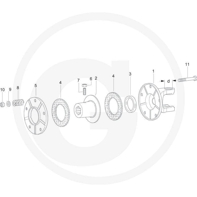 Walterscheid Pierścień obrotowy 395356902 - Sklep PoltechParts