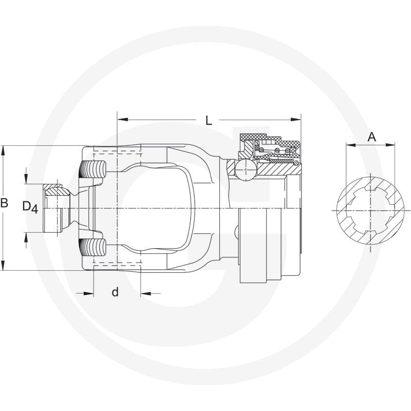 Walterscheid Widełki wciskowe 395696722 - Sklep PoltechParts