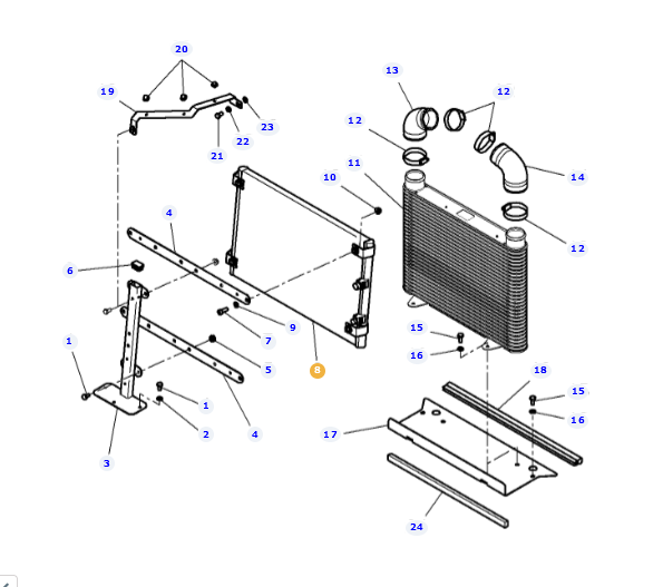 CHŁODNICA KLIMATYZACJI / SKRAPLACZ