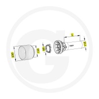 Walterscheid Połowa osłony wału 395113020 - Sklep PoltechParts