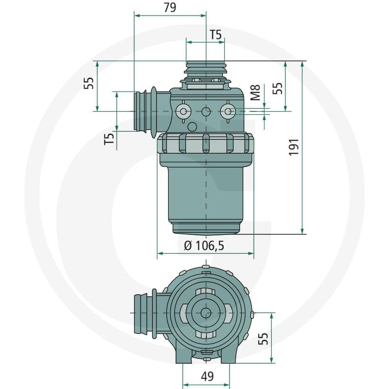 ARAG Filtr ssący 67031220D3 - Sklep PoltechParts