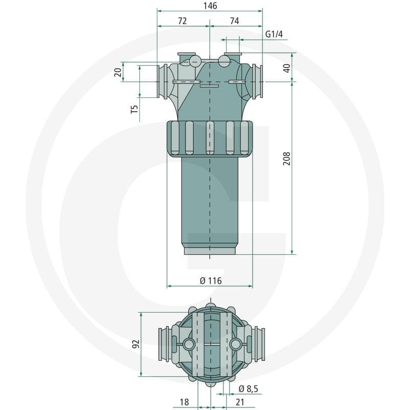 ARAG Filtr ciśnieniowy 67032620D3 - Sklep PoltechParts