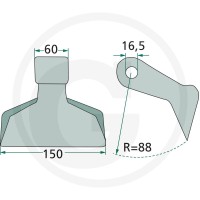 GRANIT Bijak młotkowy 18063-RM-1-16 - Sklep PoltechParts